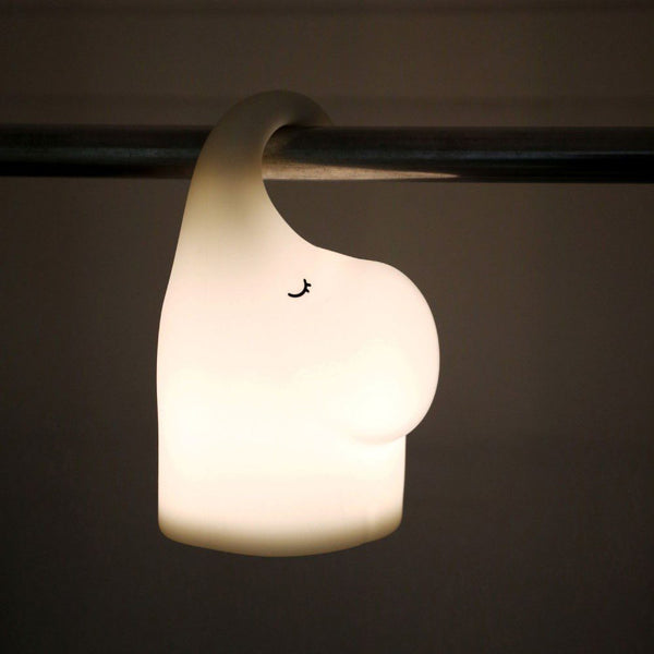 Hang your elephant nightlight anywhere for that soft night time glow when you sleep