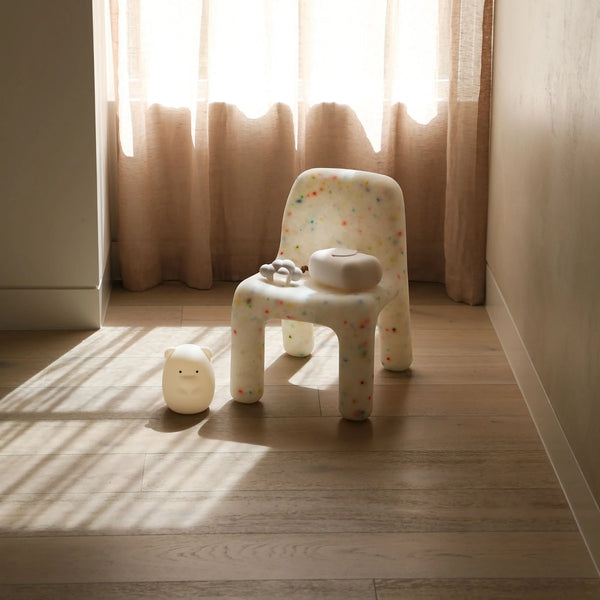 Cute bear light for your childs room or nursery, made from soft silicone
