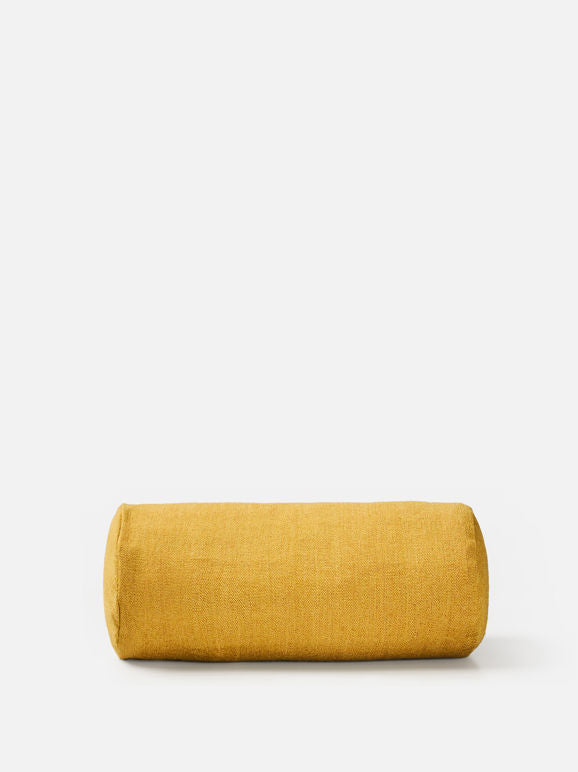 Yellow Cittá bolster cushion feather filled 