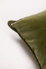 Olive green Hommey cushion with feather inner